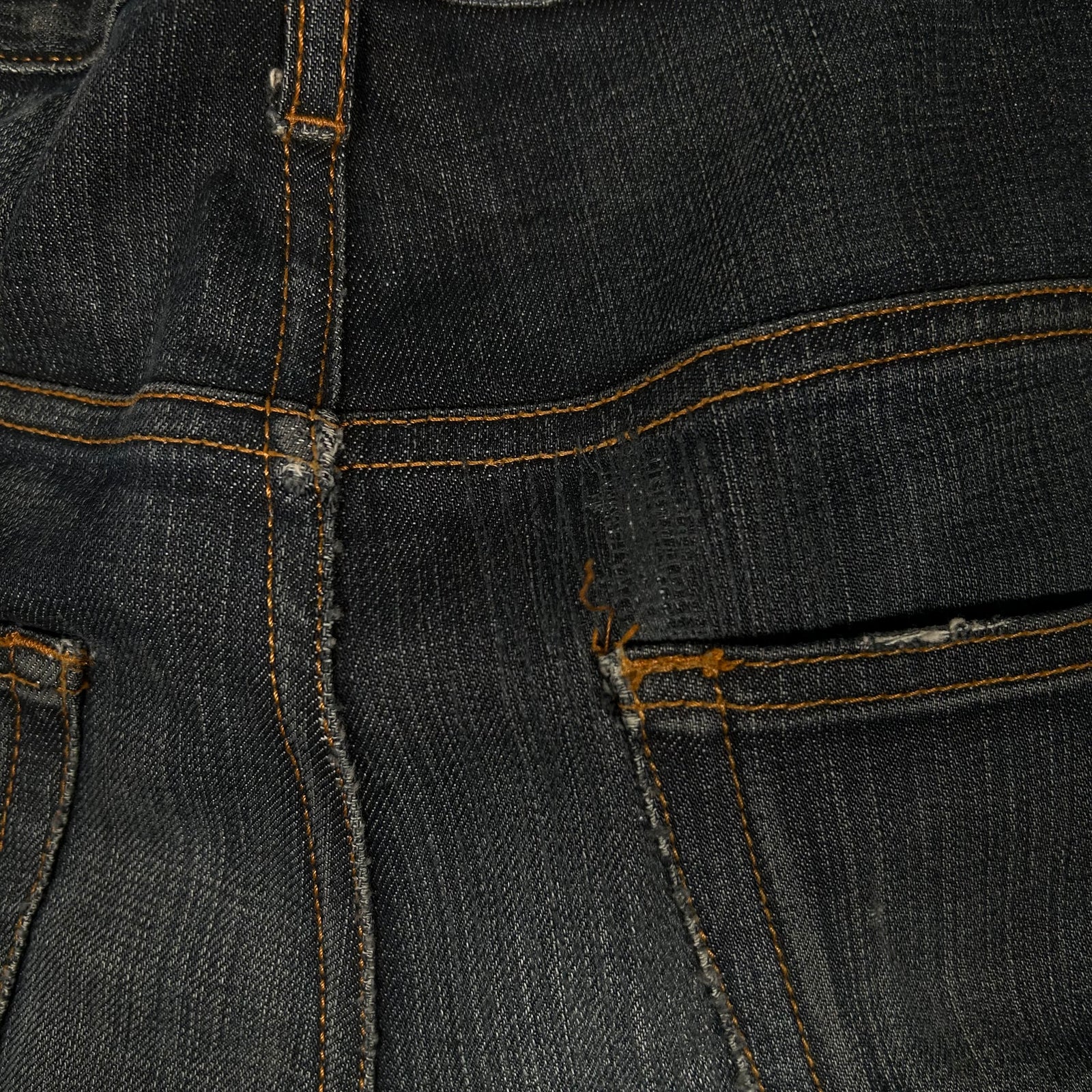 Dior Blue Faded Distressed Jeans Size 32