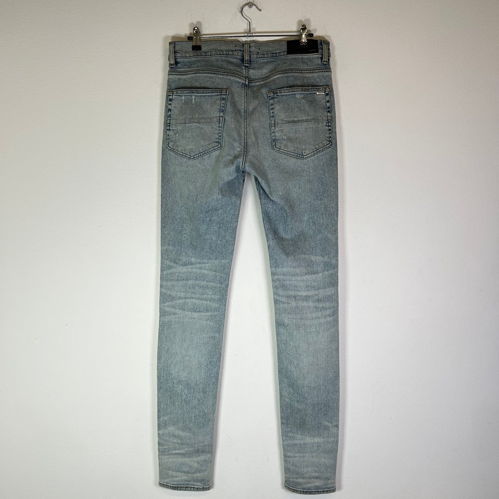 Amiri MX1 Iridescent Patch Lightwash Jeans