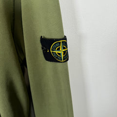 Stone Island Green Patch Hoodie Size M