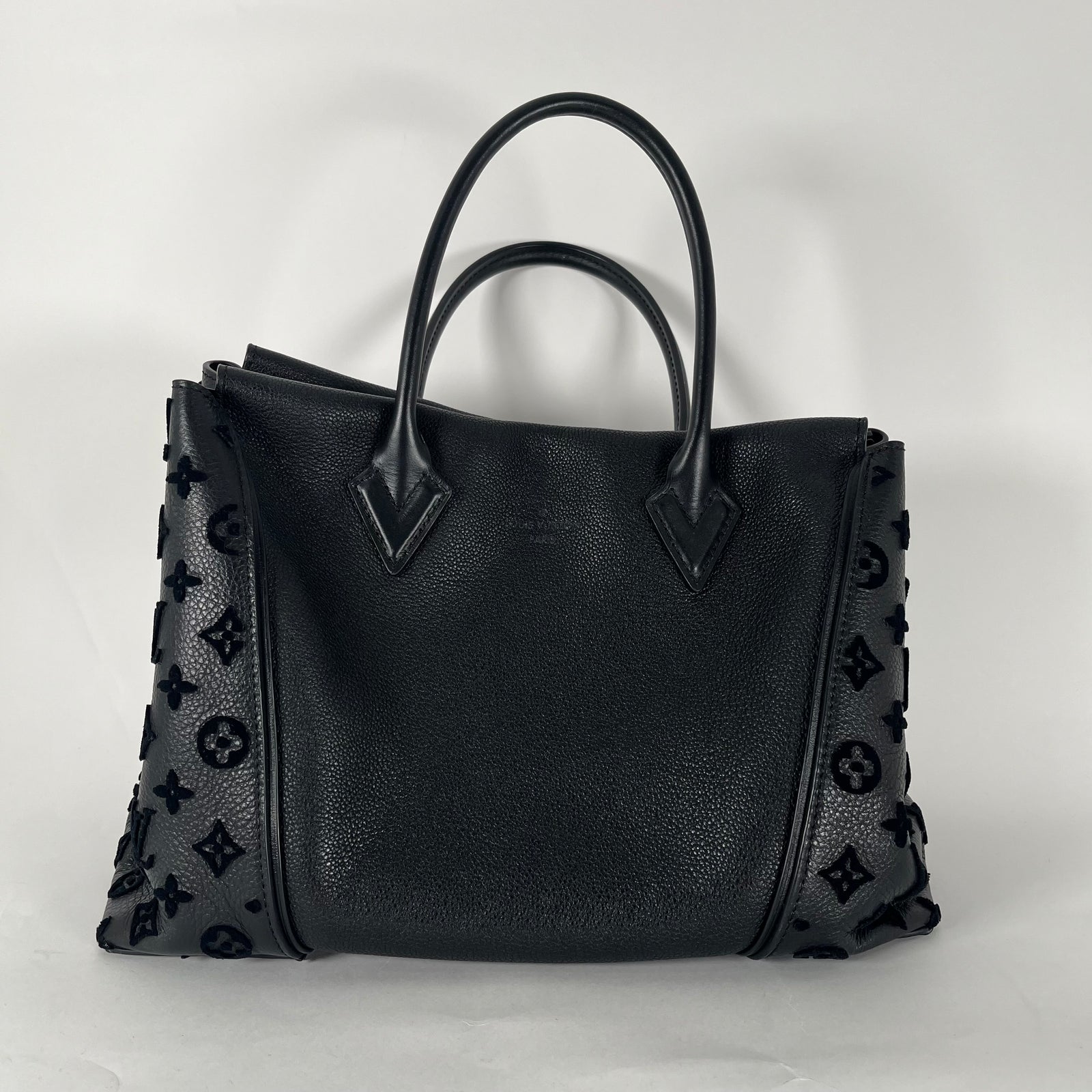 Louis Vuitton Black Veau Cachemire W Tote PM