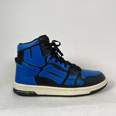 Amiri Royal Blue Skeleton High-Top Sneaker