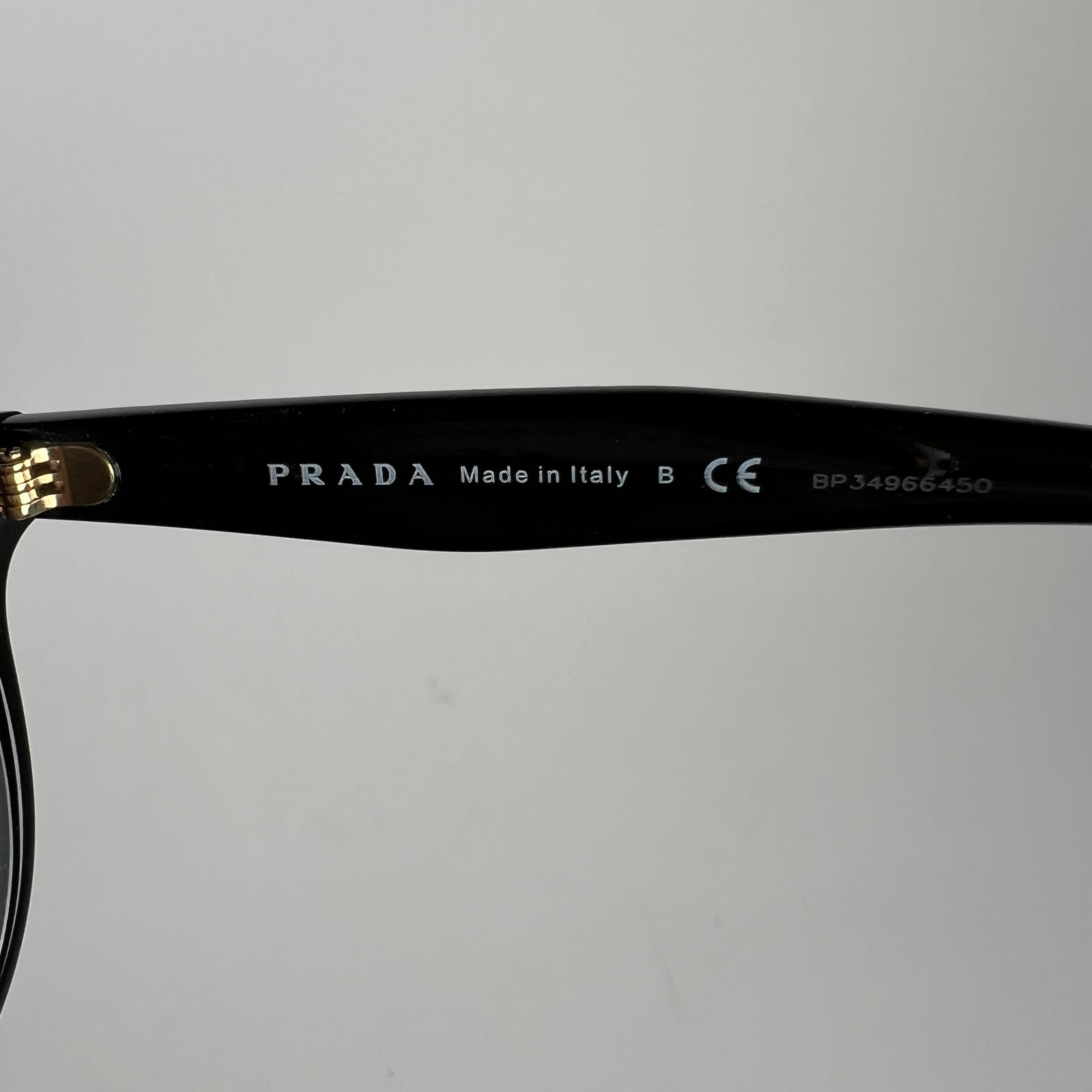 Prada Black Frame Floral Glasses