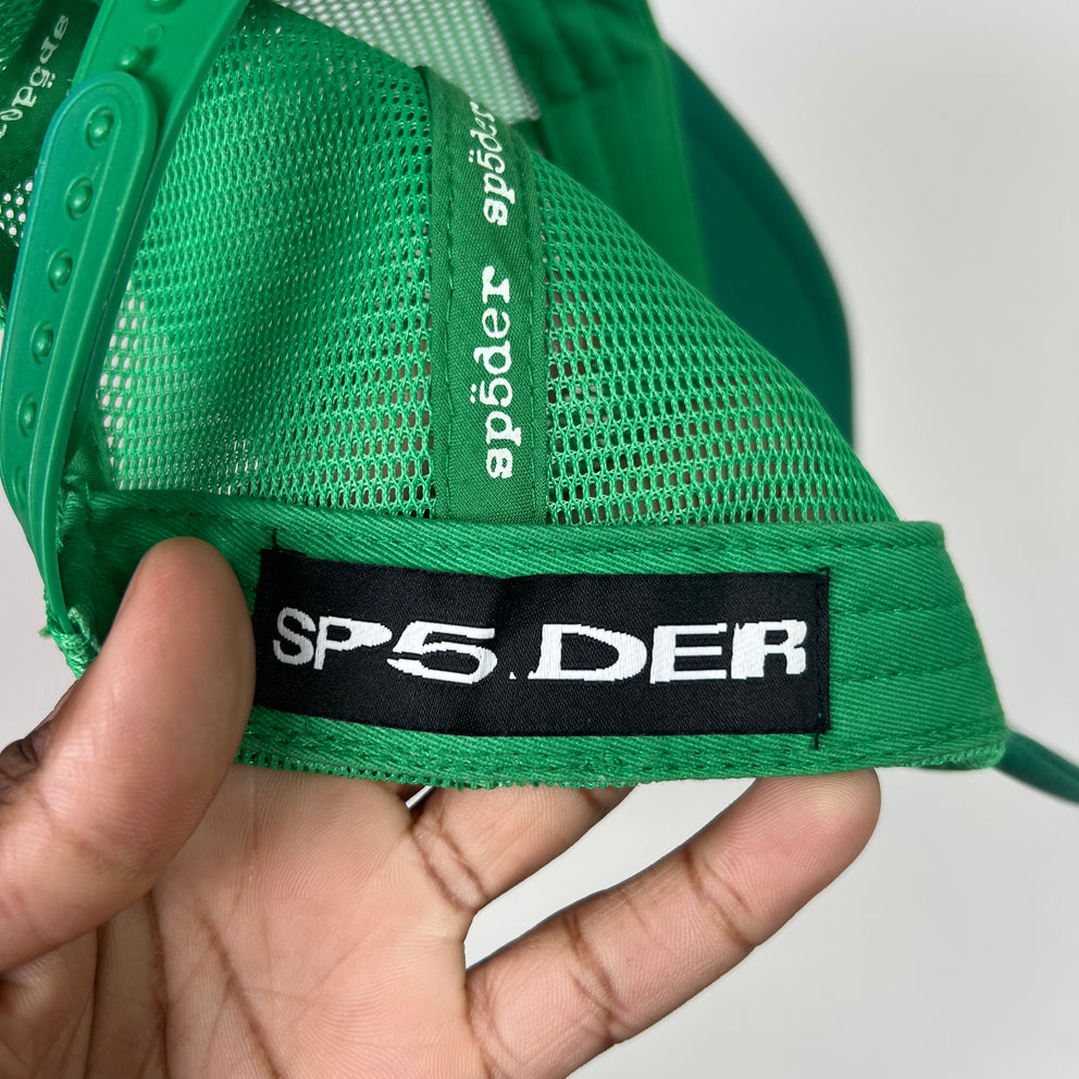 Sp5der Slime Green OG Web V2 Trucker Hat