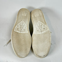 Gucci White Web Ace Sneaker Size GG 8.5