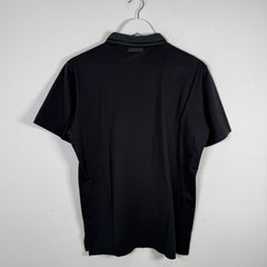 Dolce Gabbana 1/4 Button Black Polo Size M
