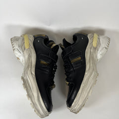 Maison Margiela Black/Gold Retro Fit Sneaker Size 43