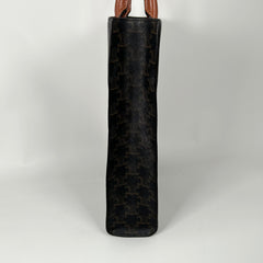 Celine Cabas Vertical Triomphe Logo Tote