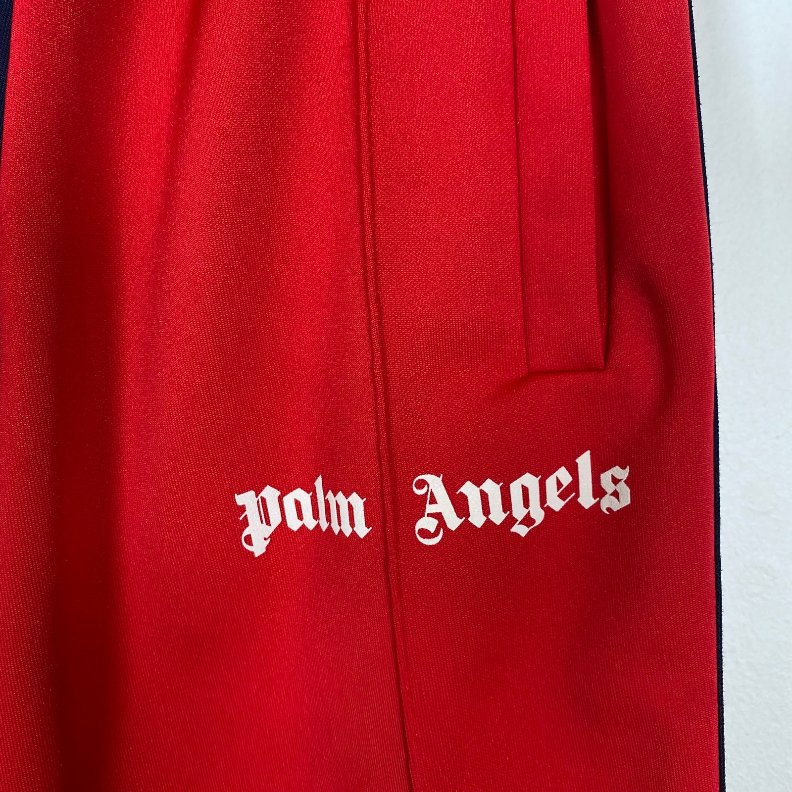 Palm Angels Navy/Red Two Tone Track Pants Size S