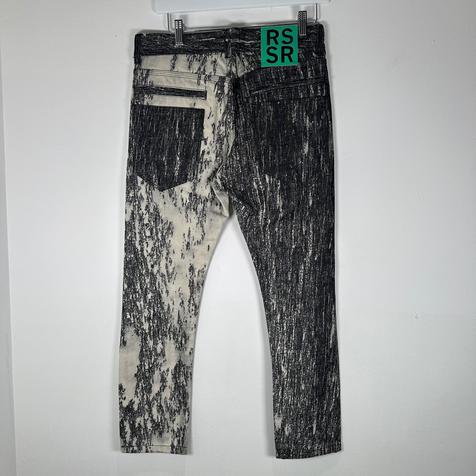 Sterling Ruby x Raf Simons SS10 Bleached Denim Size 29