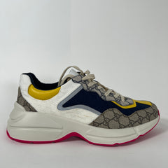 Gucci Rython GG Yellow/Pink Size 11.5
