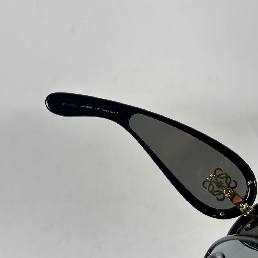Loewe Black Anagram Shield Sunglasses