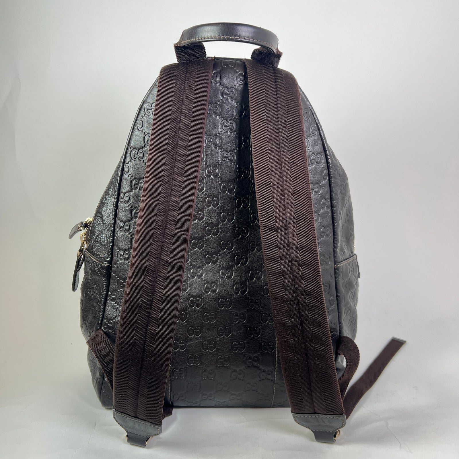 Gucci Brown GG Guccissima Signature Leather Backpack