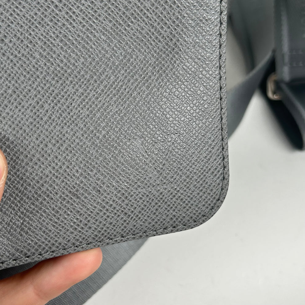 Louis Vuitton Grey Messenger Bag