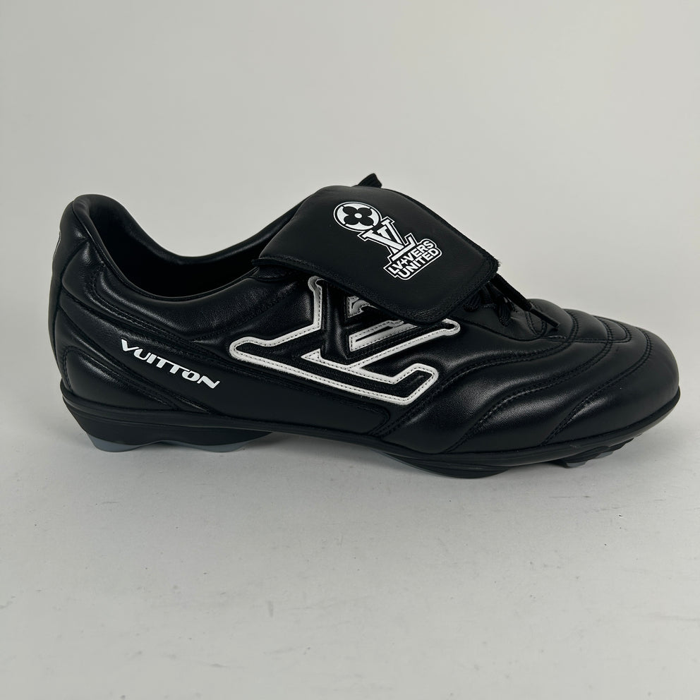 Louis Vuitton Black 'Footprint' Soccer Sneaker Size 10.5 LV