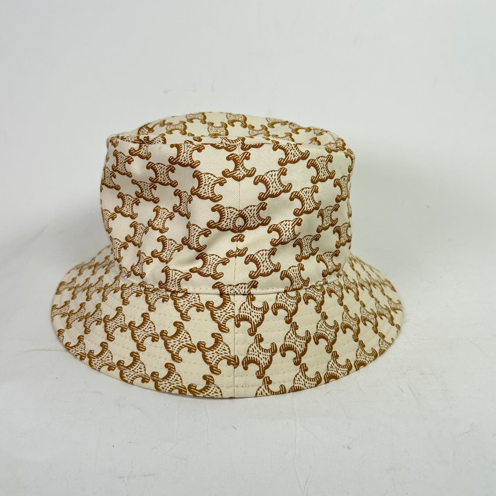 Celine Triomphe Monogram Canvas Bucket Hat