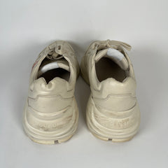 Gucci Cream Disc Print Rhyton Sneakers Size 9.5