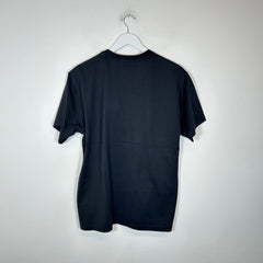 Burberry Black Veritcal Logo Tee Size M