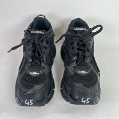 Balenciaga Matte Black Mesh Runners