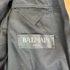 Balmain Suede Biker Jacket