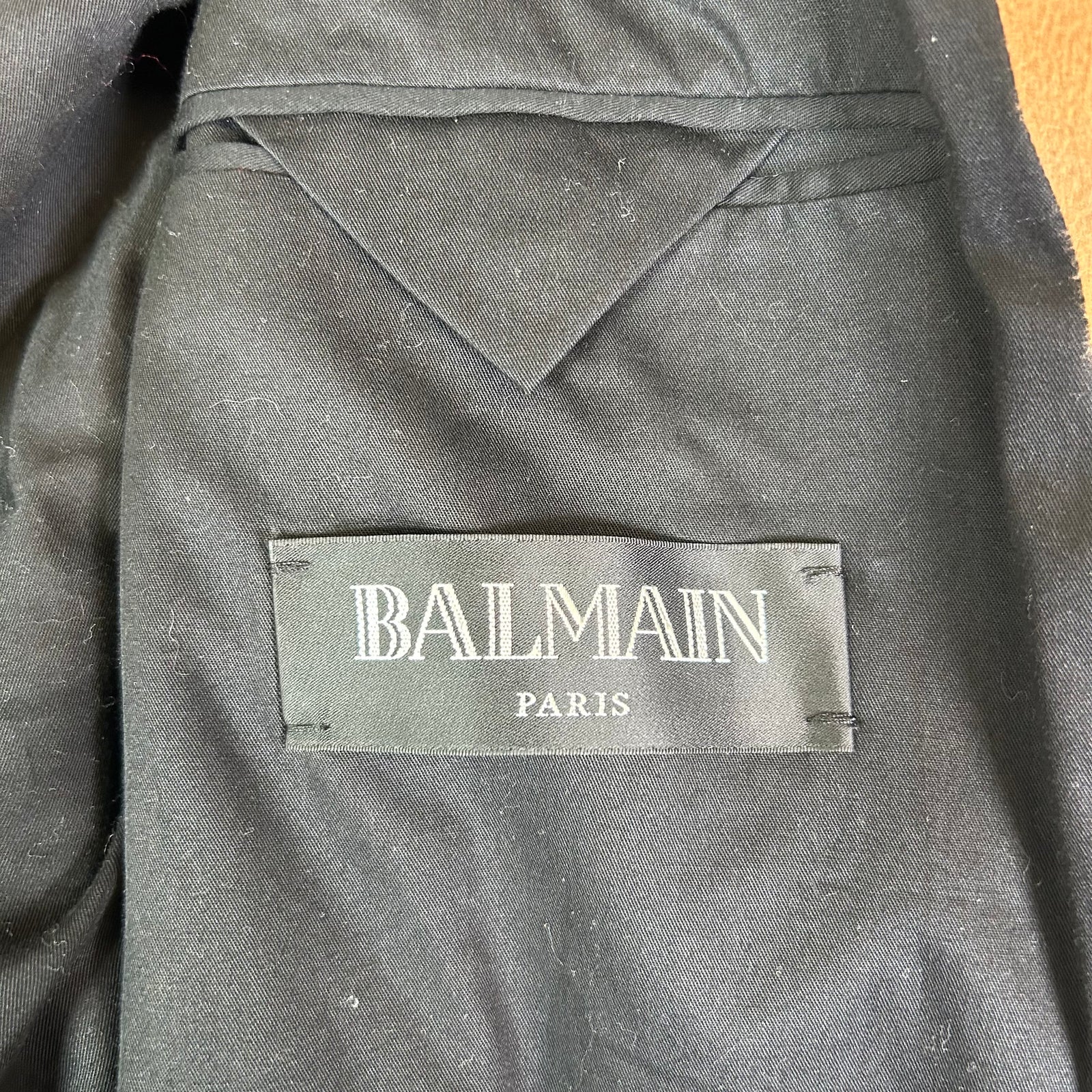 Balmain Suede Biker Jacket
