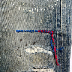 Neighborhood Blue Savage Denim DP Basic Distressed Jeans