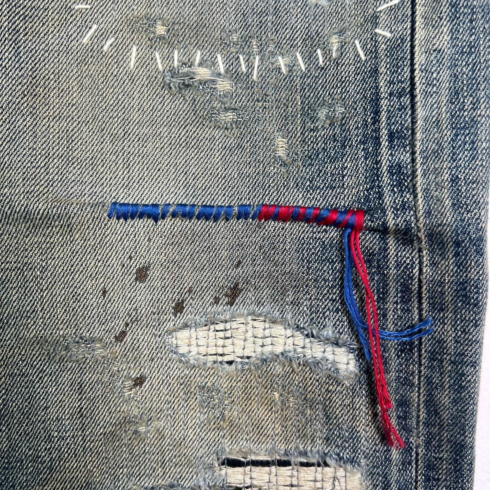 Neighborhood Blue Savage Denim DP Basic Distressed Jeans
