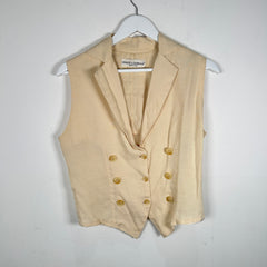 Dolce Gabbana Linen Vest Size S