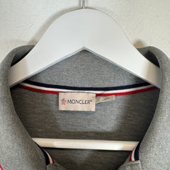 Moncler Grey Maglia Longsleeve Polo Size L