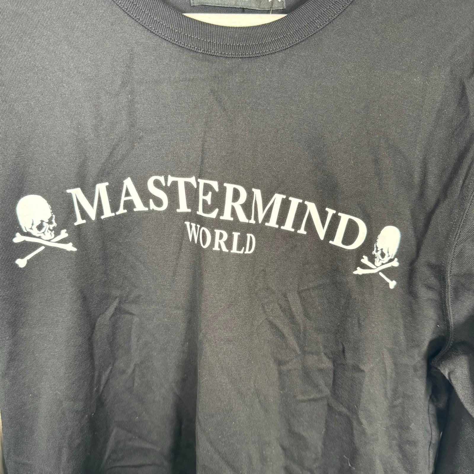 Mastermind World Black Head Skull Longsleeve Tee Size M