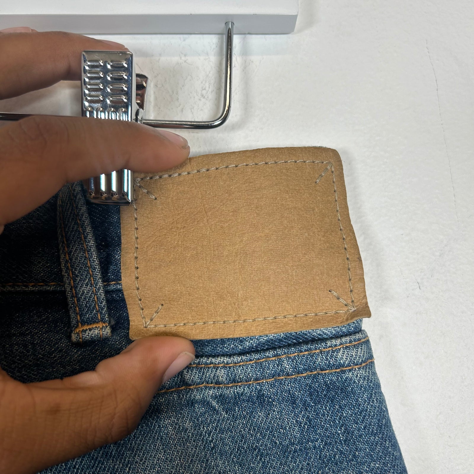 Celine Blue Straight Jeans Size 29