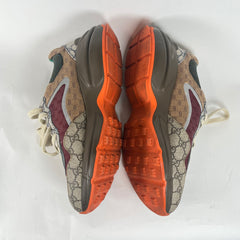 Gucci Burgundy GG Rhyton Sneaker Size 10