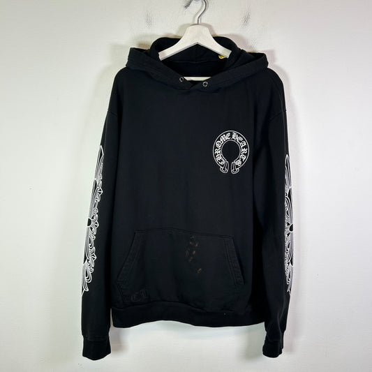 Chrome Hearts Floral Horseshoe Hoodie