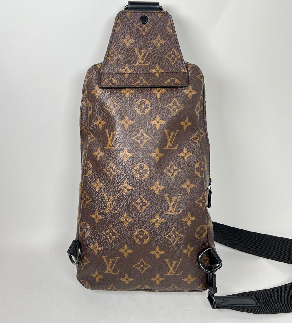 Louis Vuitton Monogram Macassar Avenue Sling Bag