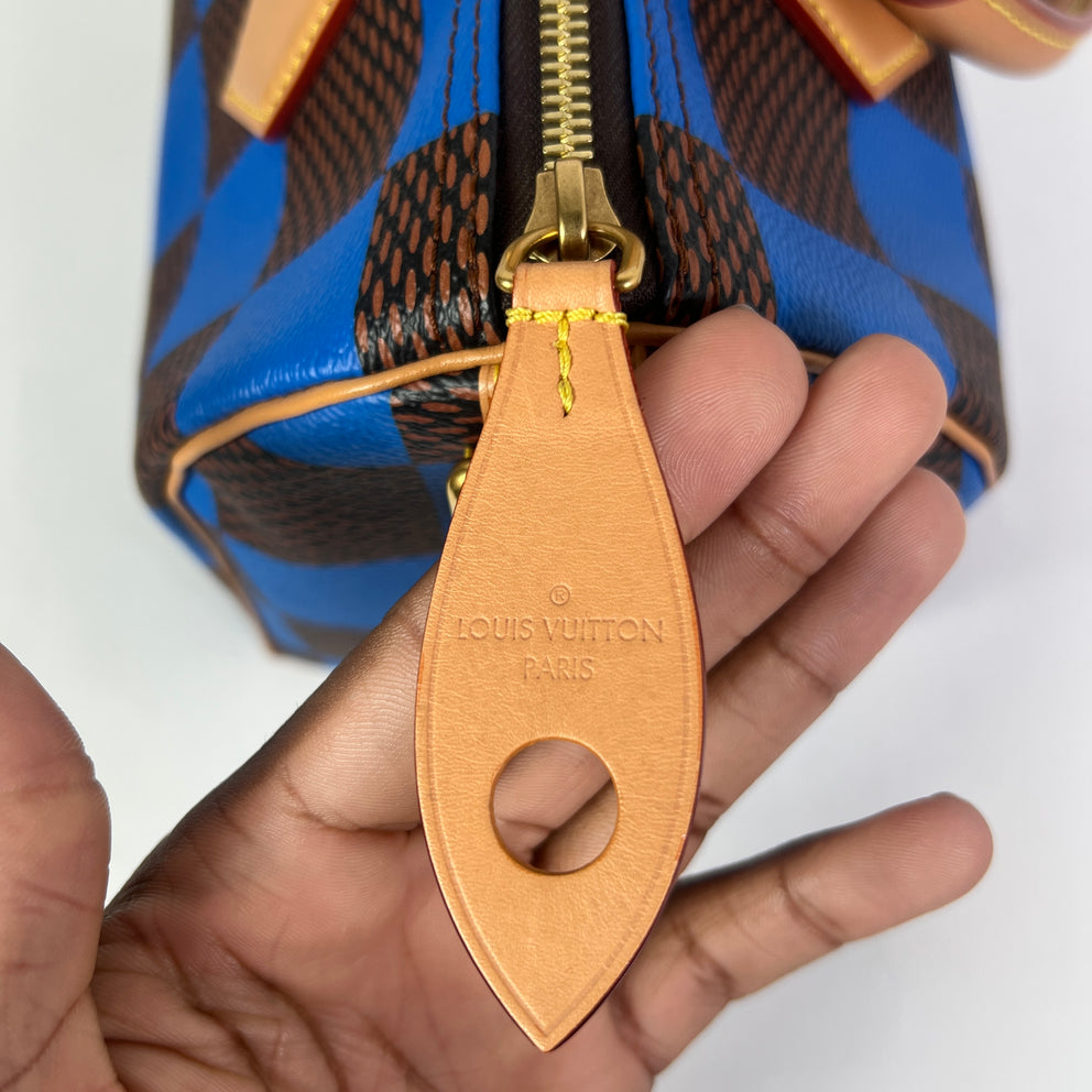 Louis Vuitton Blue Damier Pop Speedy Bandouliere 25