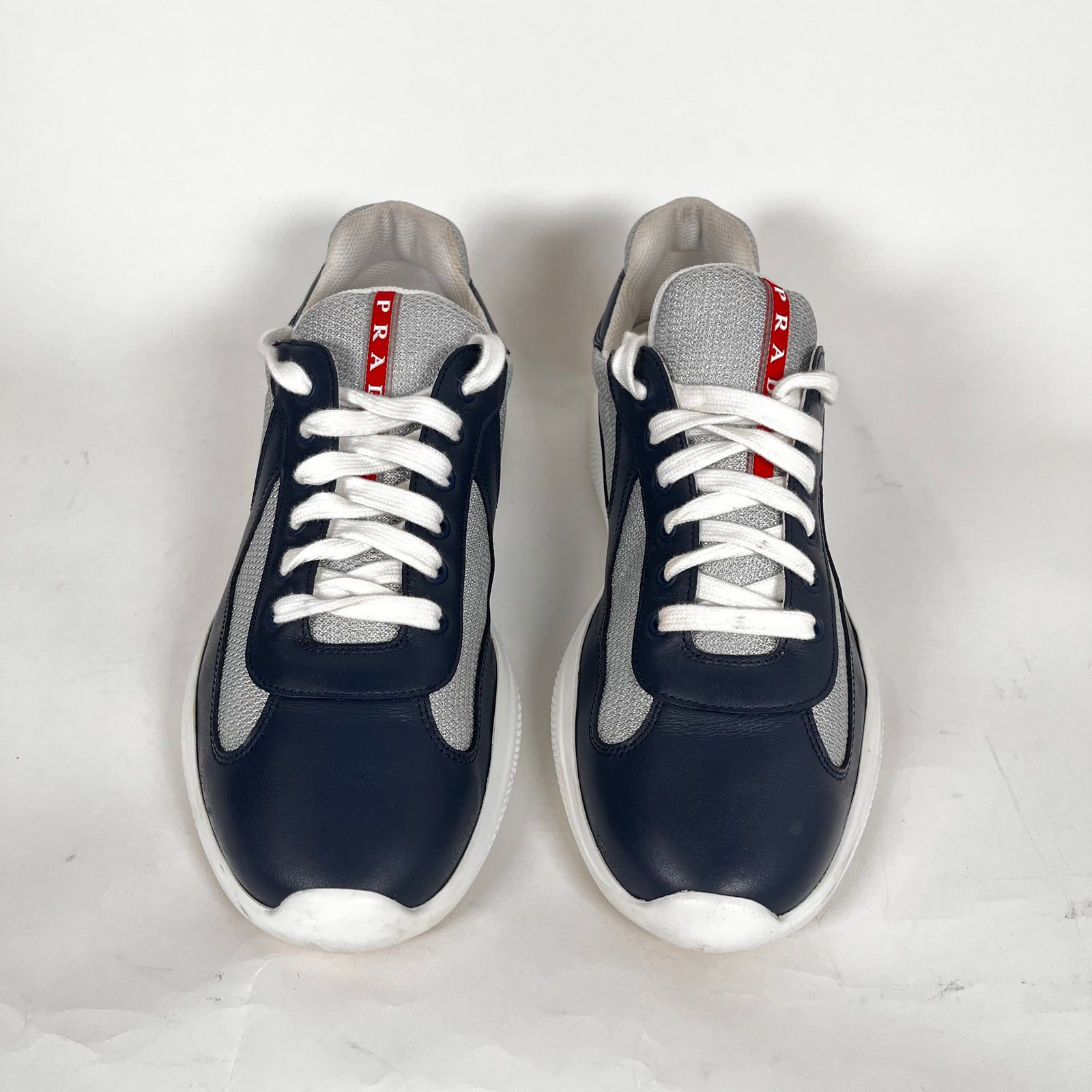 Prada Cups Navy Size 10