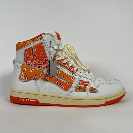 Amiri Orange Bone HighTop Sz 12