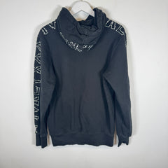 Alyx Black Sleeve Print Hoodie Size M