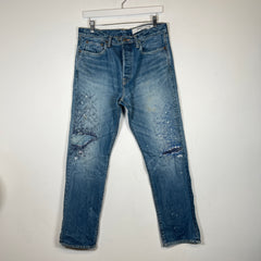 Kapital Blue Disco Monkey Denim Size 34