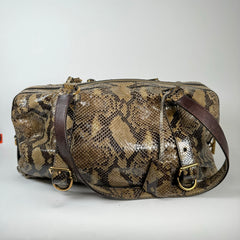 Prada Python Pione Pietre Shoulder Bag