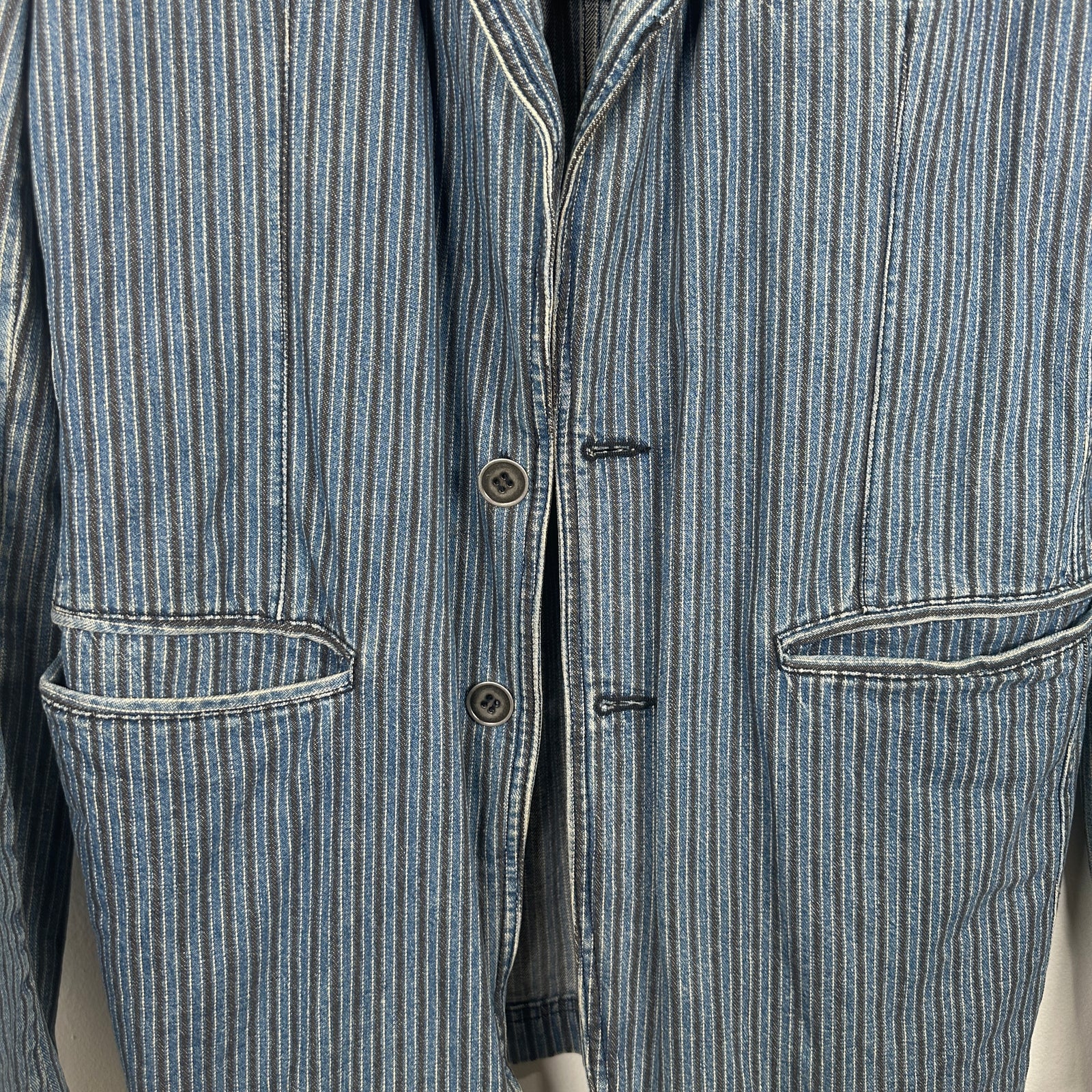 Balenciaga FW02 Denim Blazer Size M