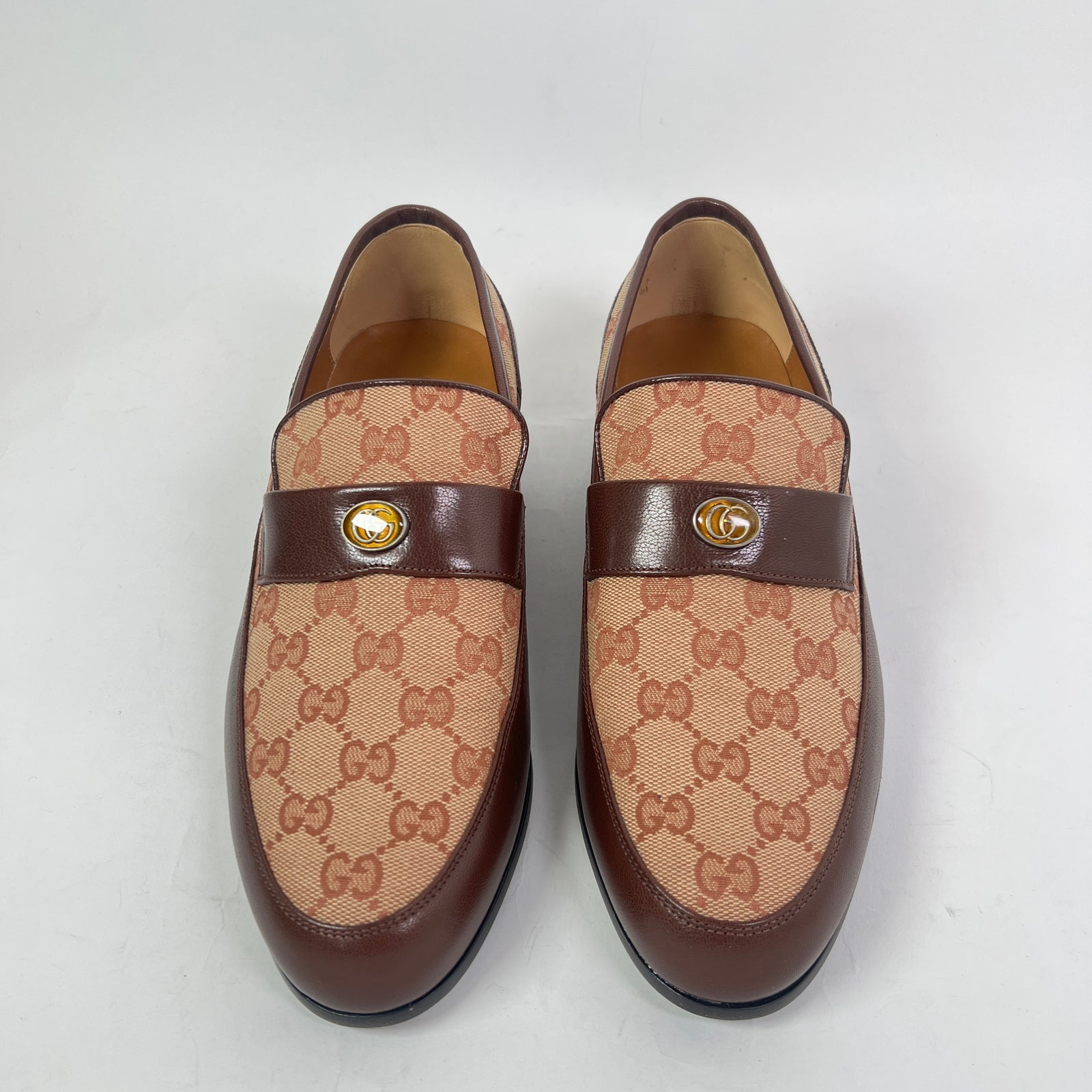Gucci GG Monogram Jacquard Canvas Loafers
