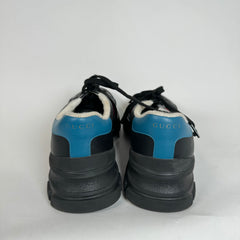 Gucci Black Web Marathon Sneakers Size 9.5