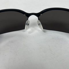Balenciaga Black Fire Rectangle Sunglasses