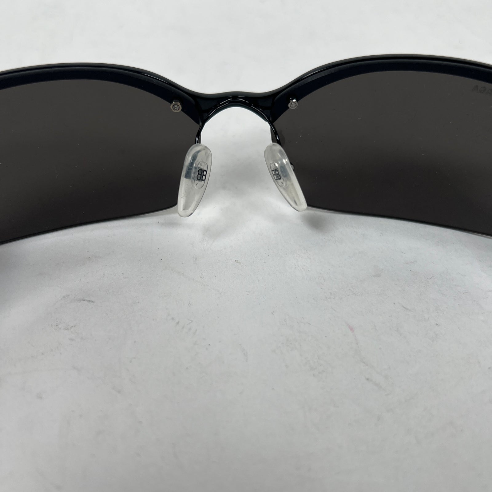 Balenciaga Black Fire Rectangle Sunglasses