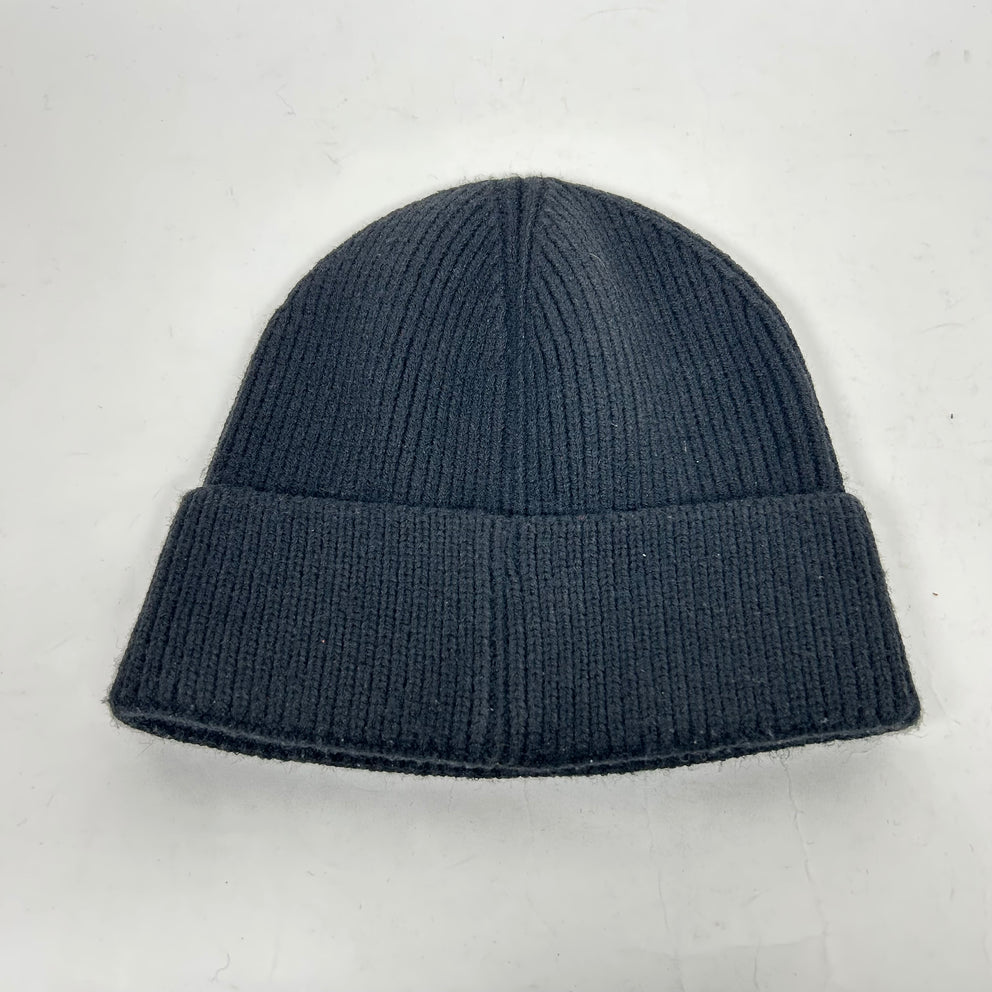 Moncler Black Logo Beanie