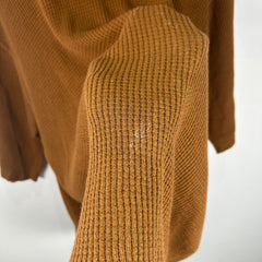 Zegna x The Elder Statesman Waffle Thermal Brown T-Shirt Size L