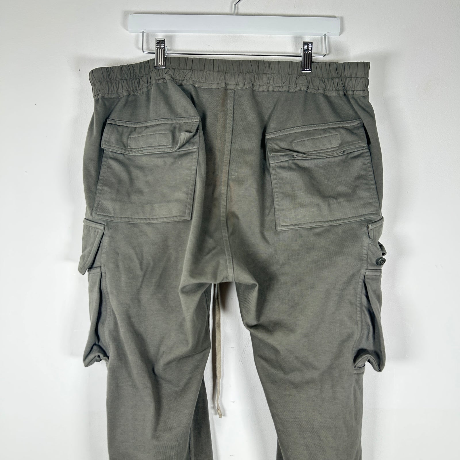 Rick Owens DRKSHDW Hustler Blue Mastodon Cargo Sweats Size XXL