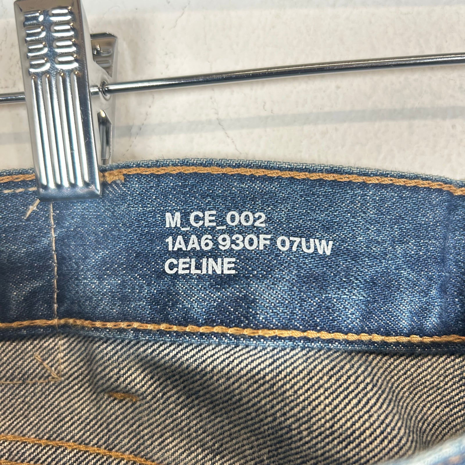 Celine Blue Straight Jeans Size 29