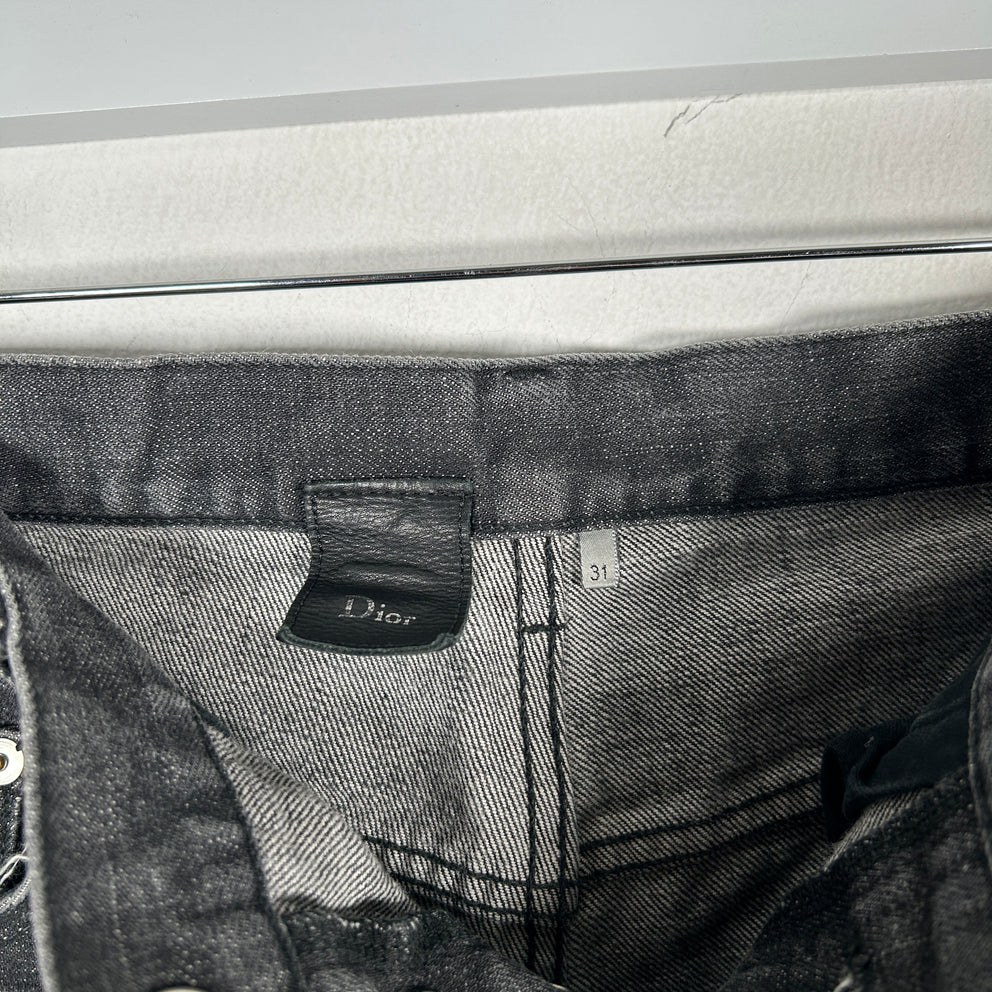 Dior Grey-Wash Denim Jeans Size 31