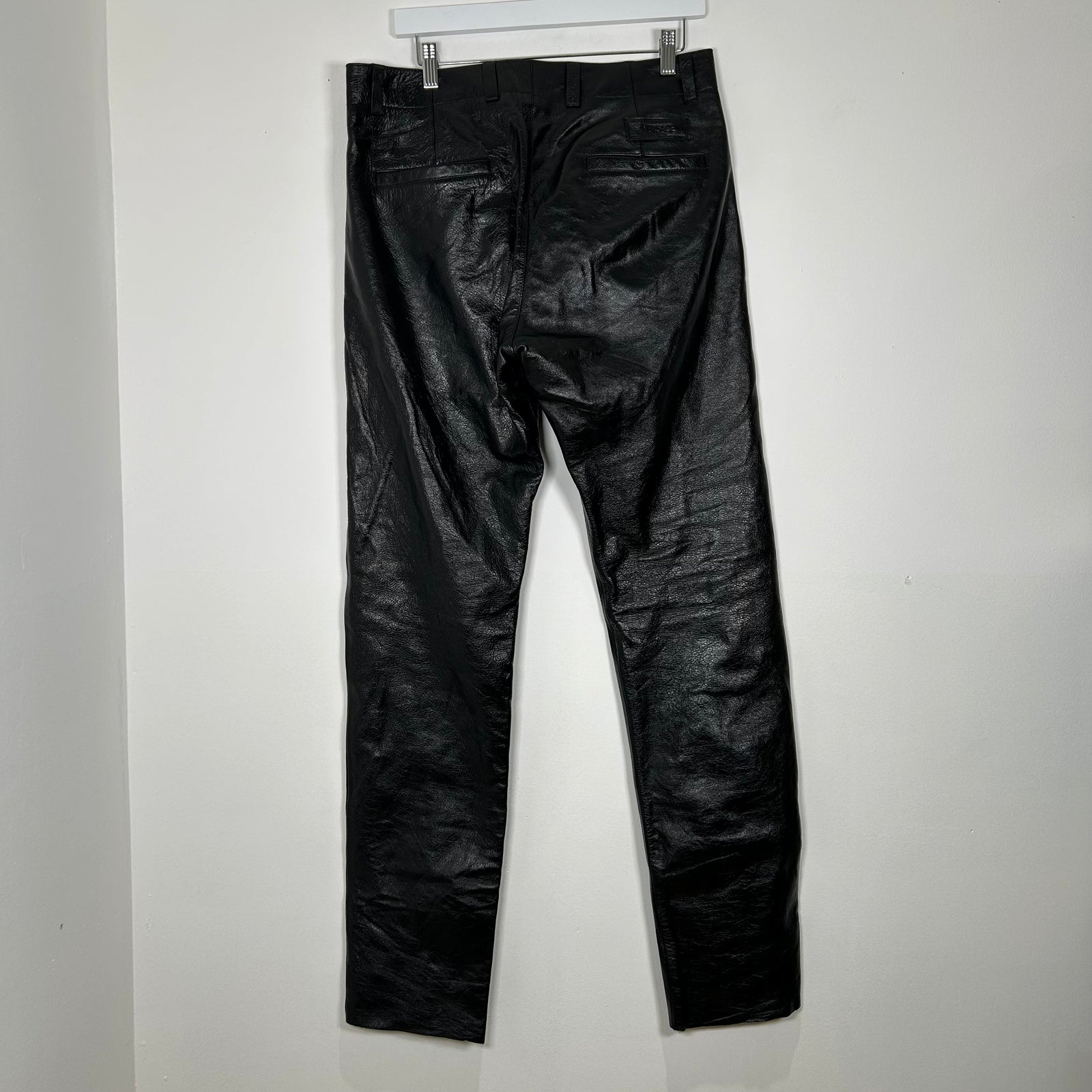 Versace Leather Pants Size M